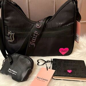 NWT JUICY COUTURE MATERIAL GIRL SHOULDER BAG & WALLET